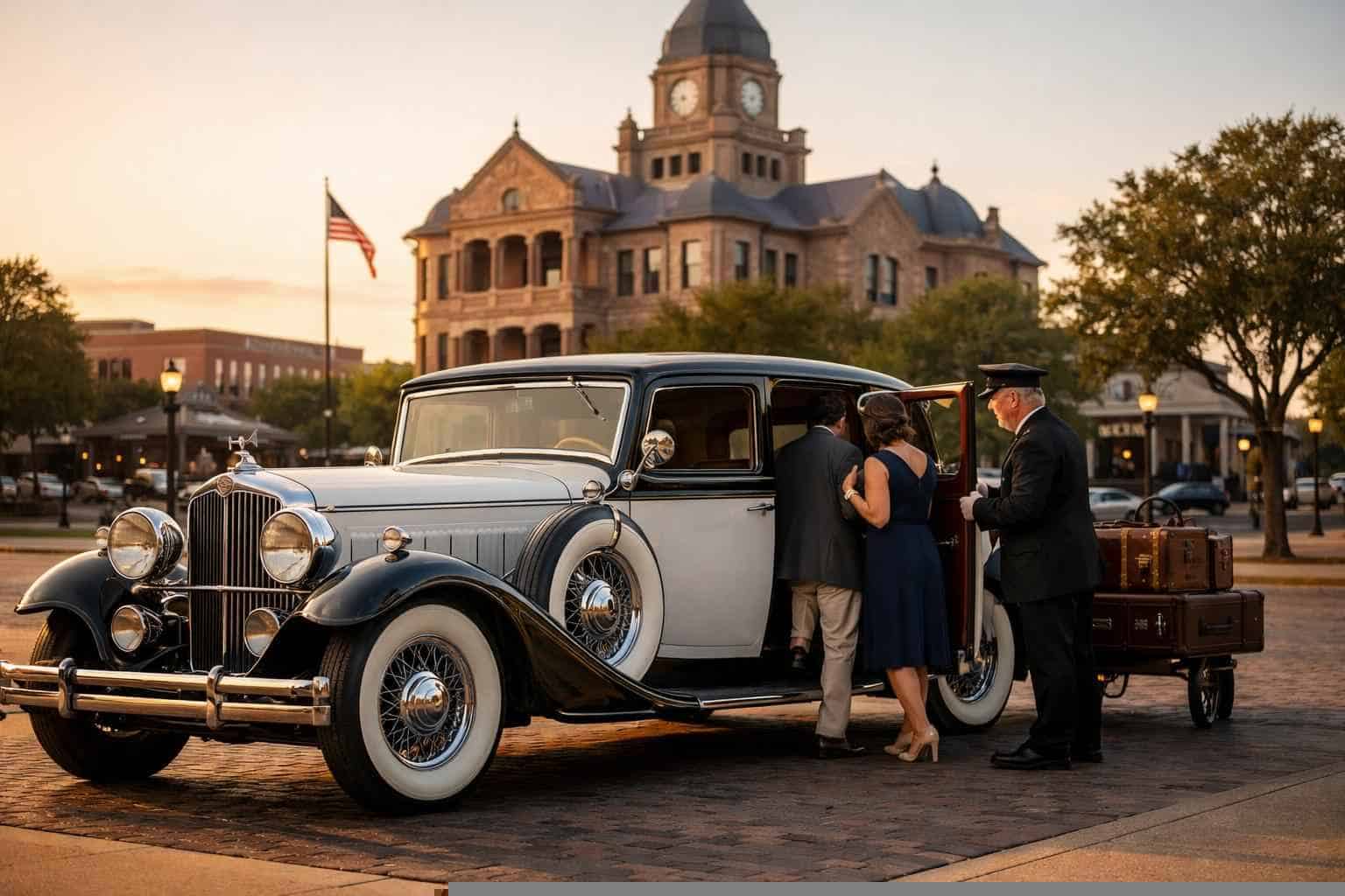 Antique Vehicle Rental Services With Driver In McKinney Texas