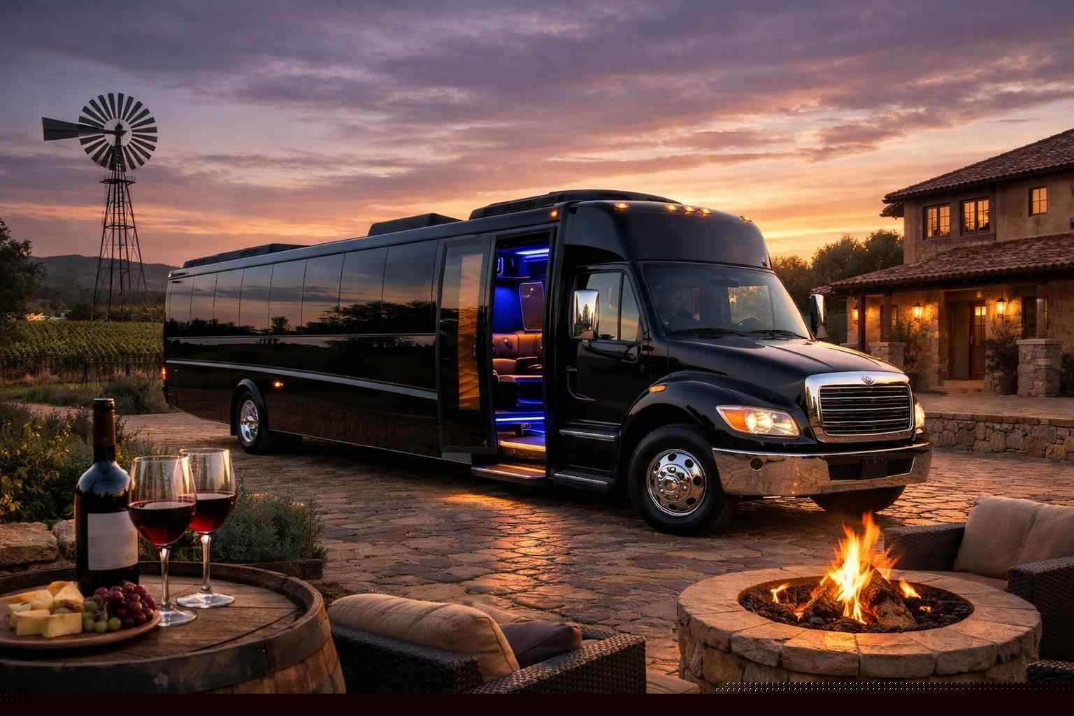 Best Limo Bus Company in Fredericksburg TX