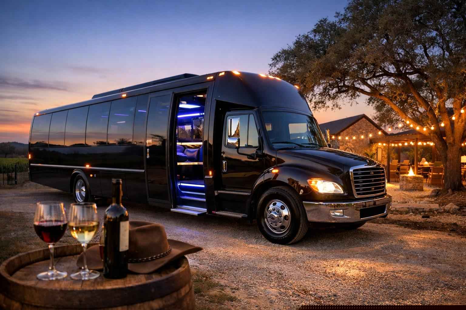 Best Party Bus Company in Fredericksburg TX