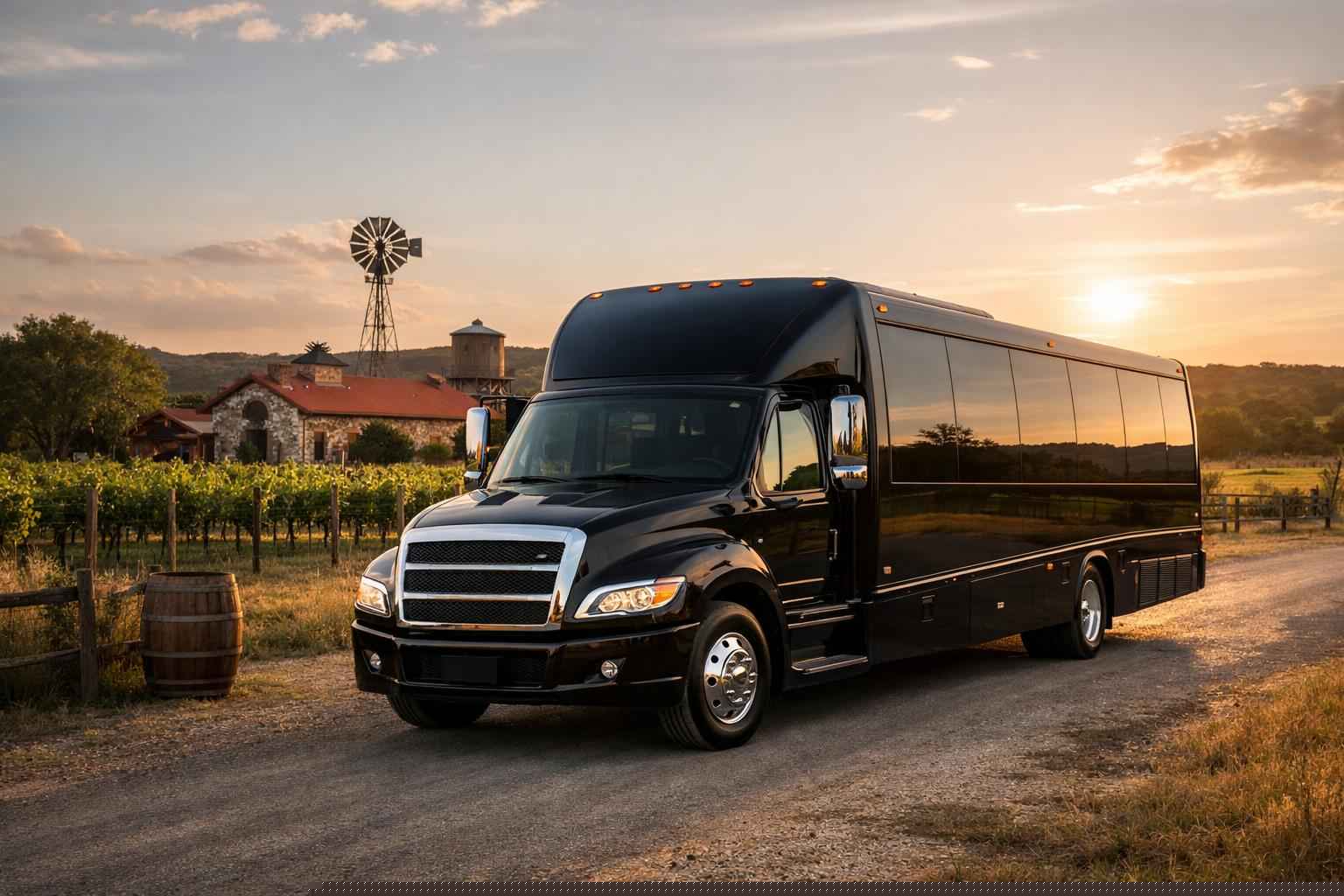 Best Shuttle Bus Company In Fredericksburg Texas