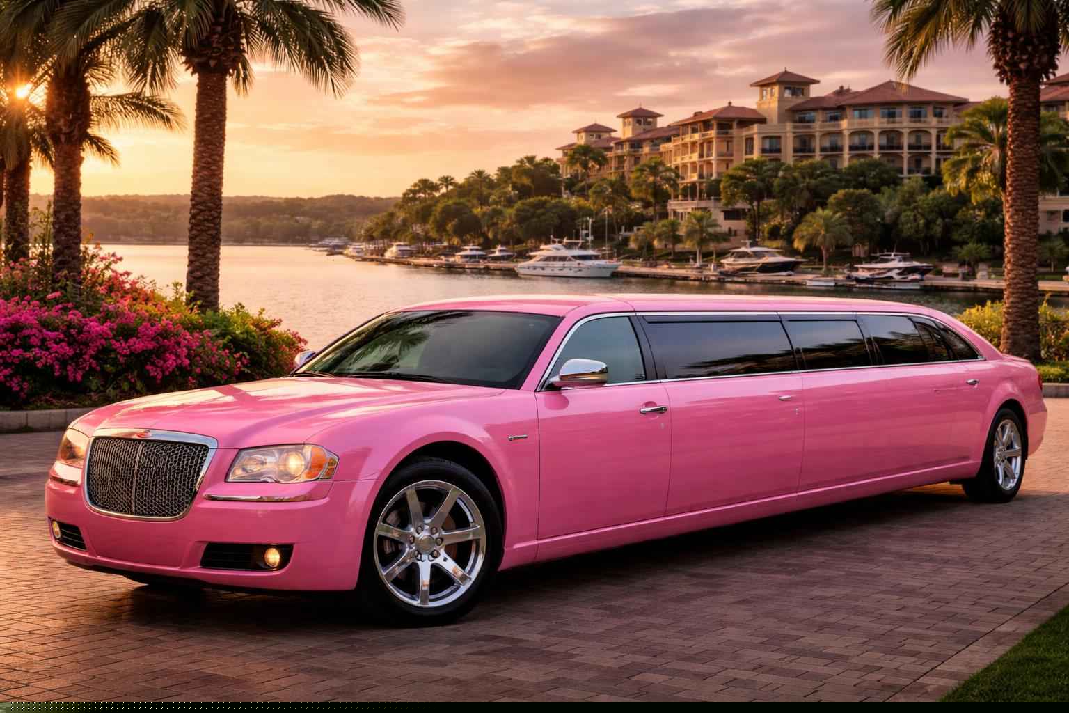 Best Pink Limo Company in Horseshoe Bay TX