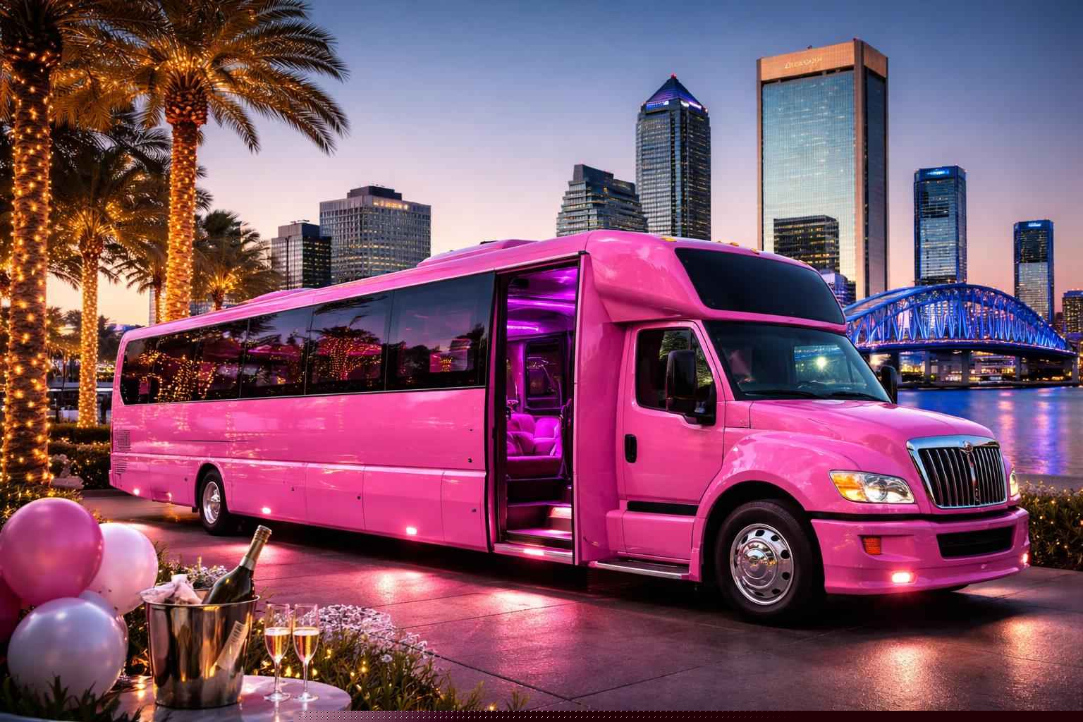 Best Jacksonville FL Pink Bus Company