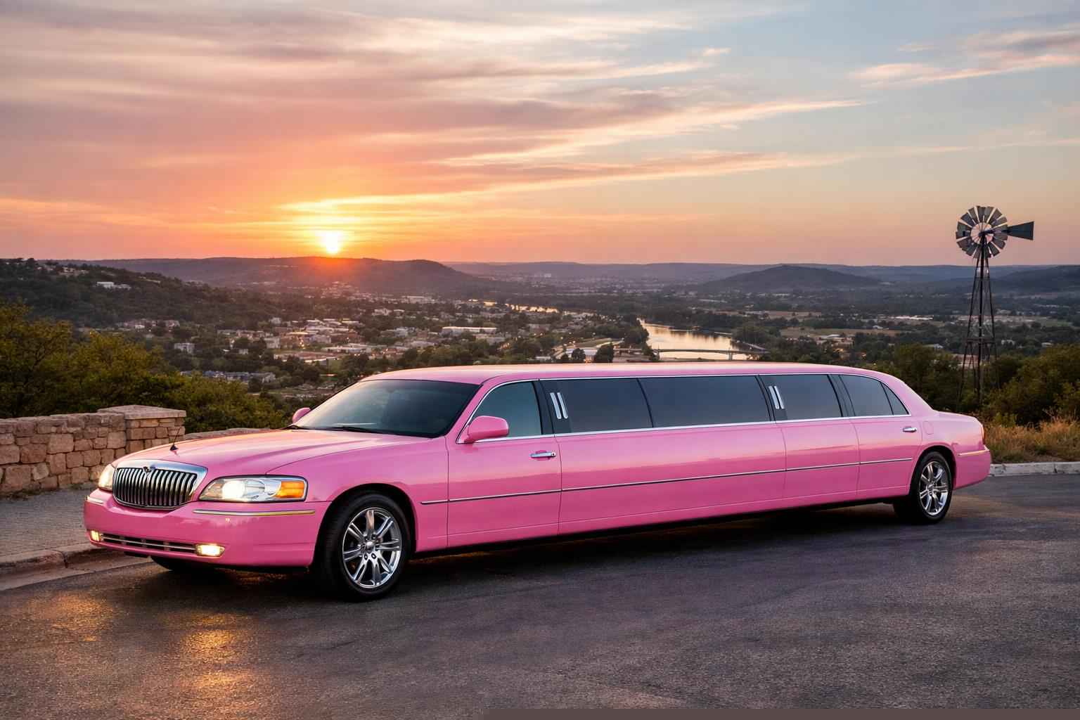 Best Pink Limo Company In Kerrville TX