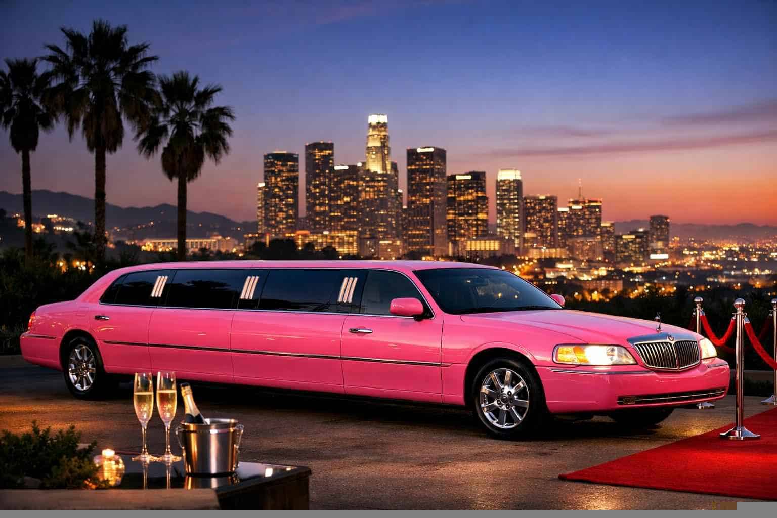 Best Los Angeles CA Pink Limo Company