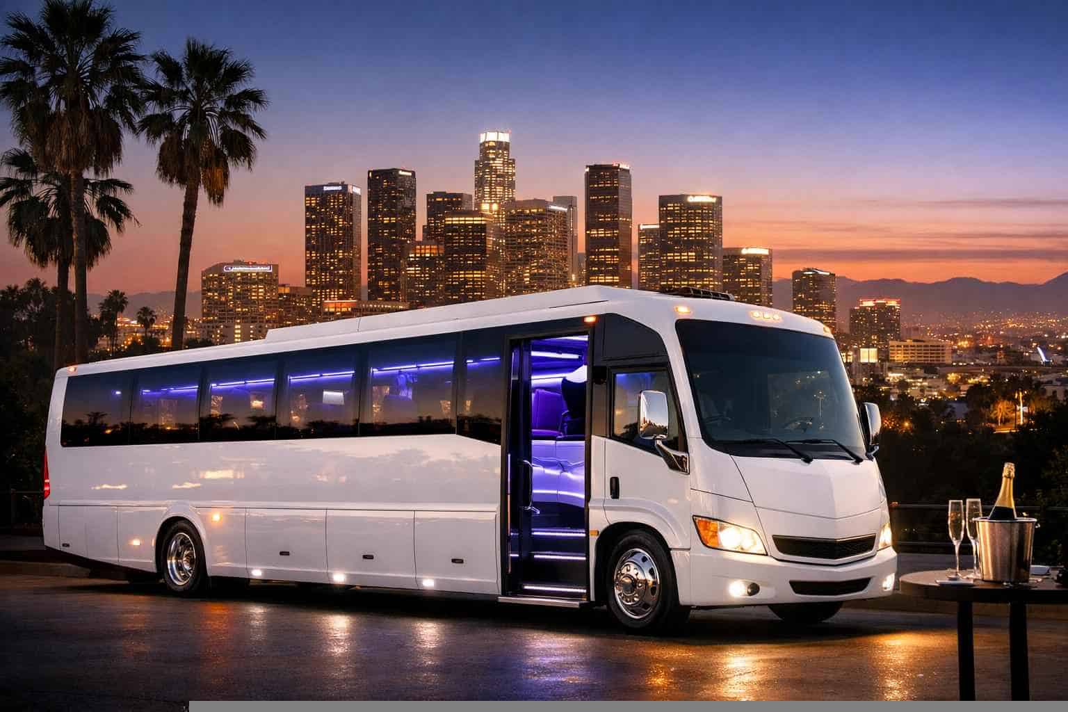 Best Los Angeles CA White Bus Company