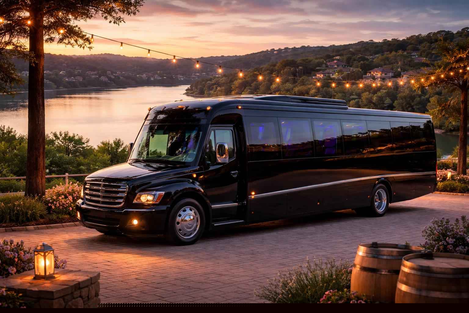 Best Black Party Bus Company In Marble Falls TX