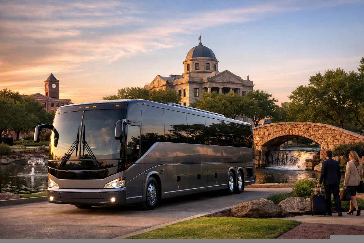 Best McKinney TX Charter Bus Company