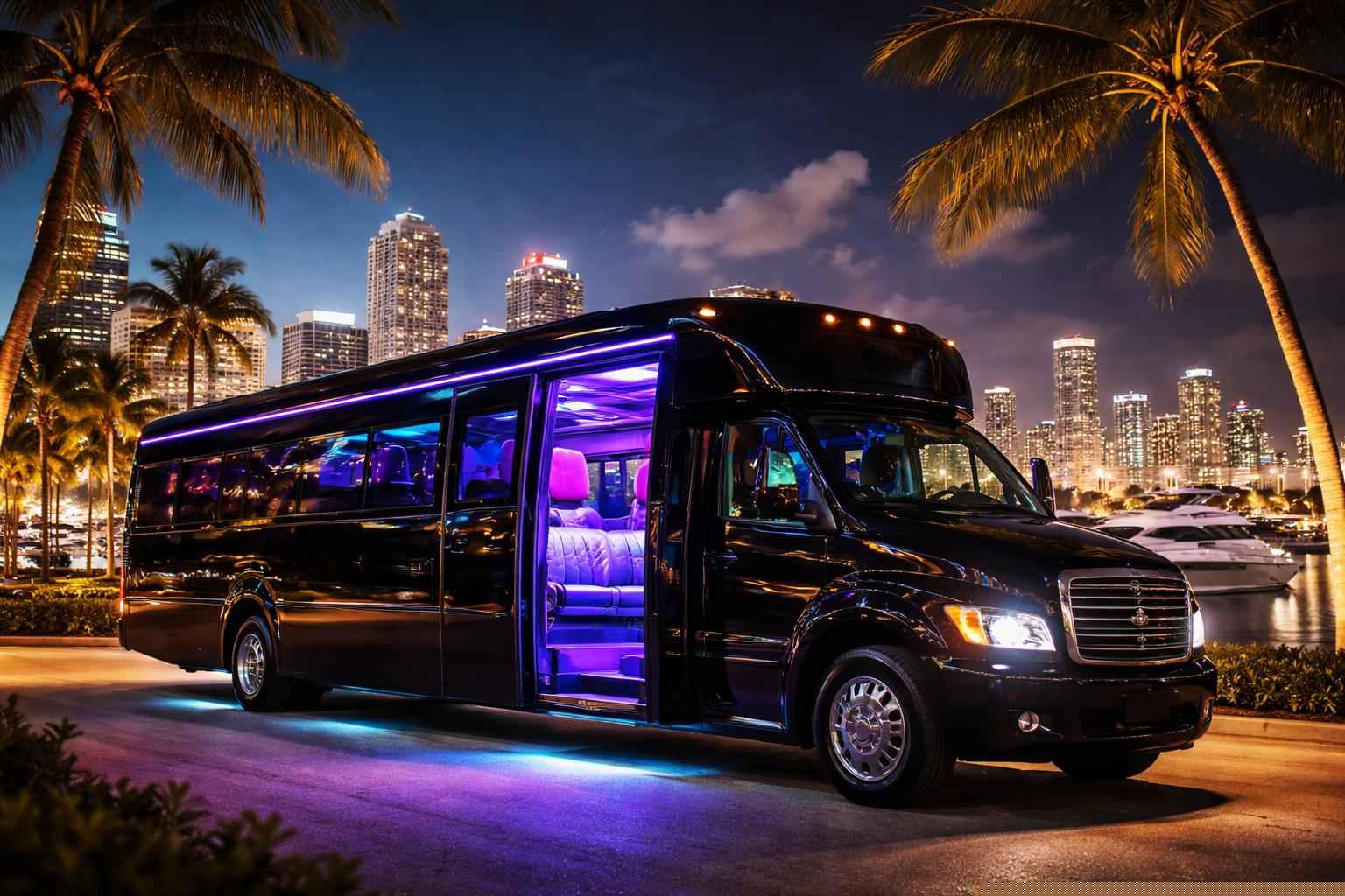 Best Miami FL Party Bus Company