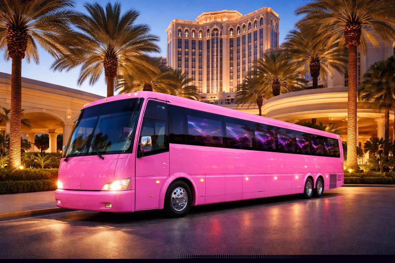 Best Orlando FL Pink Bus Company