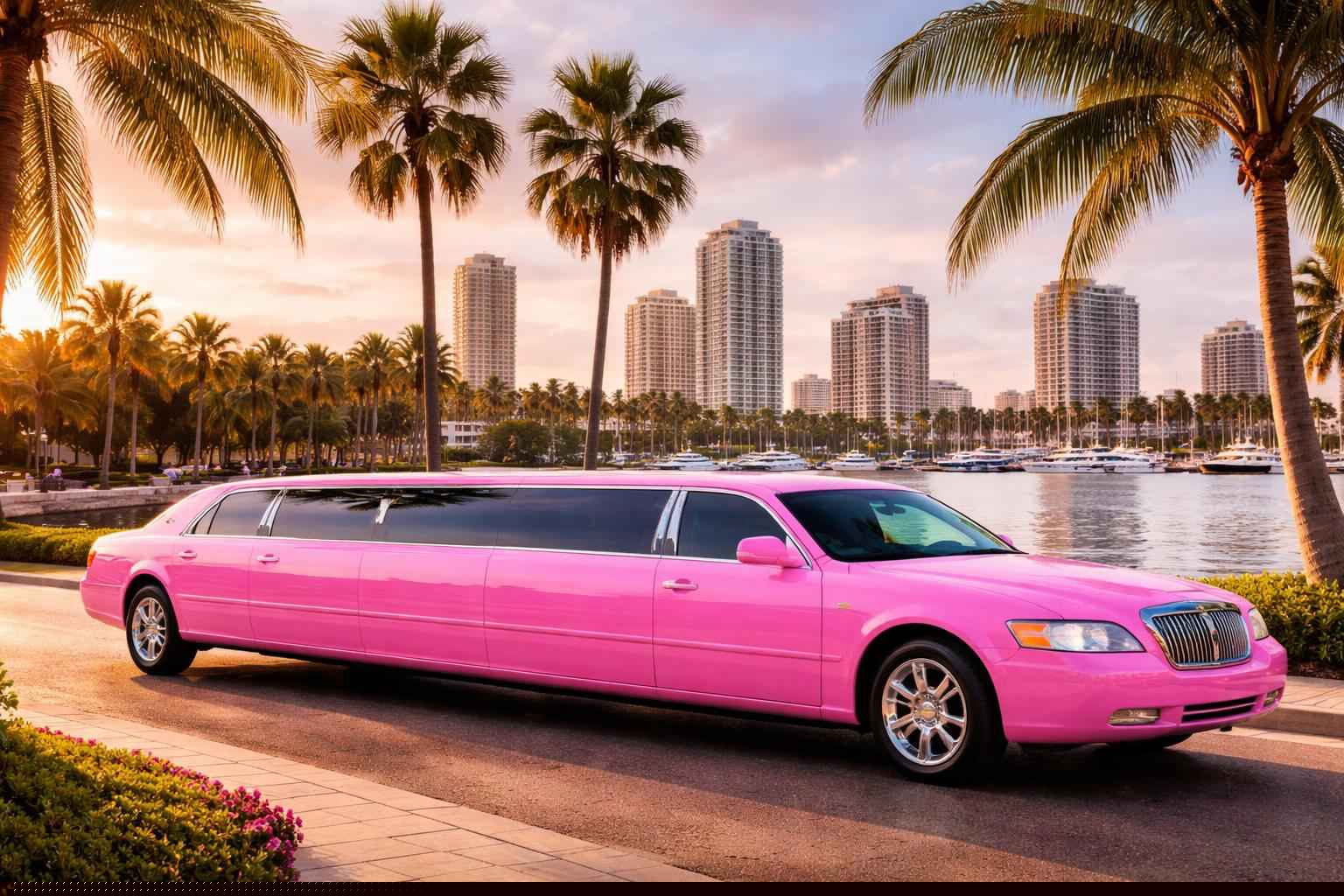 Best St. Petersburg FL Pink Limo Company