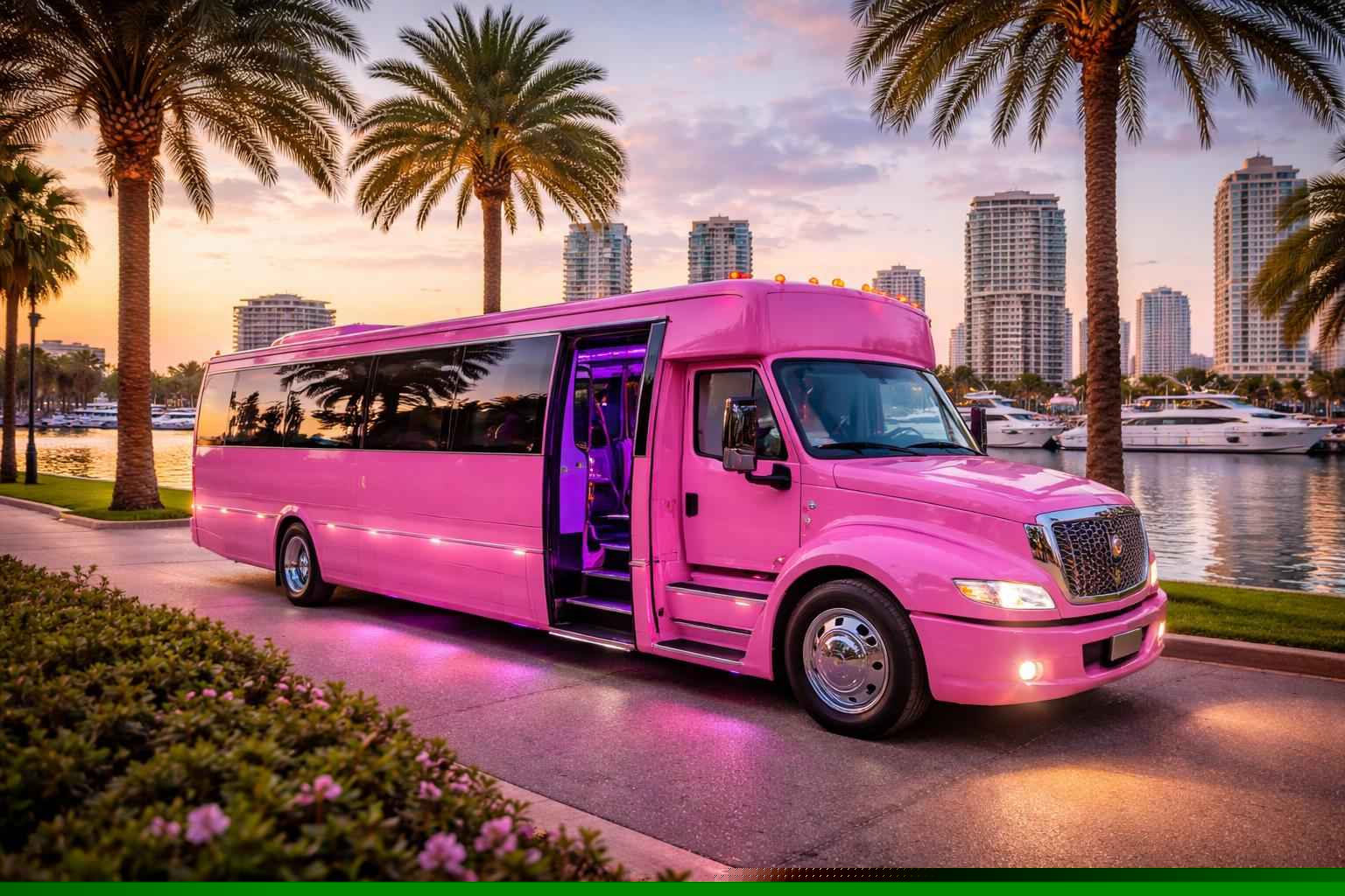Best St. Petersburg FL Pink Bus Company