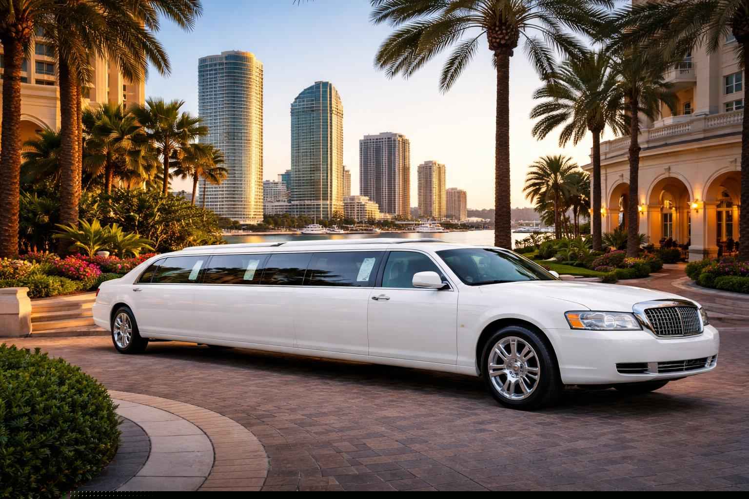 Best Tampa FL White Limo Company