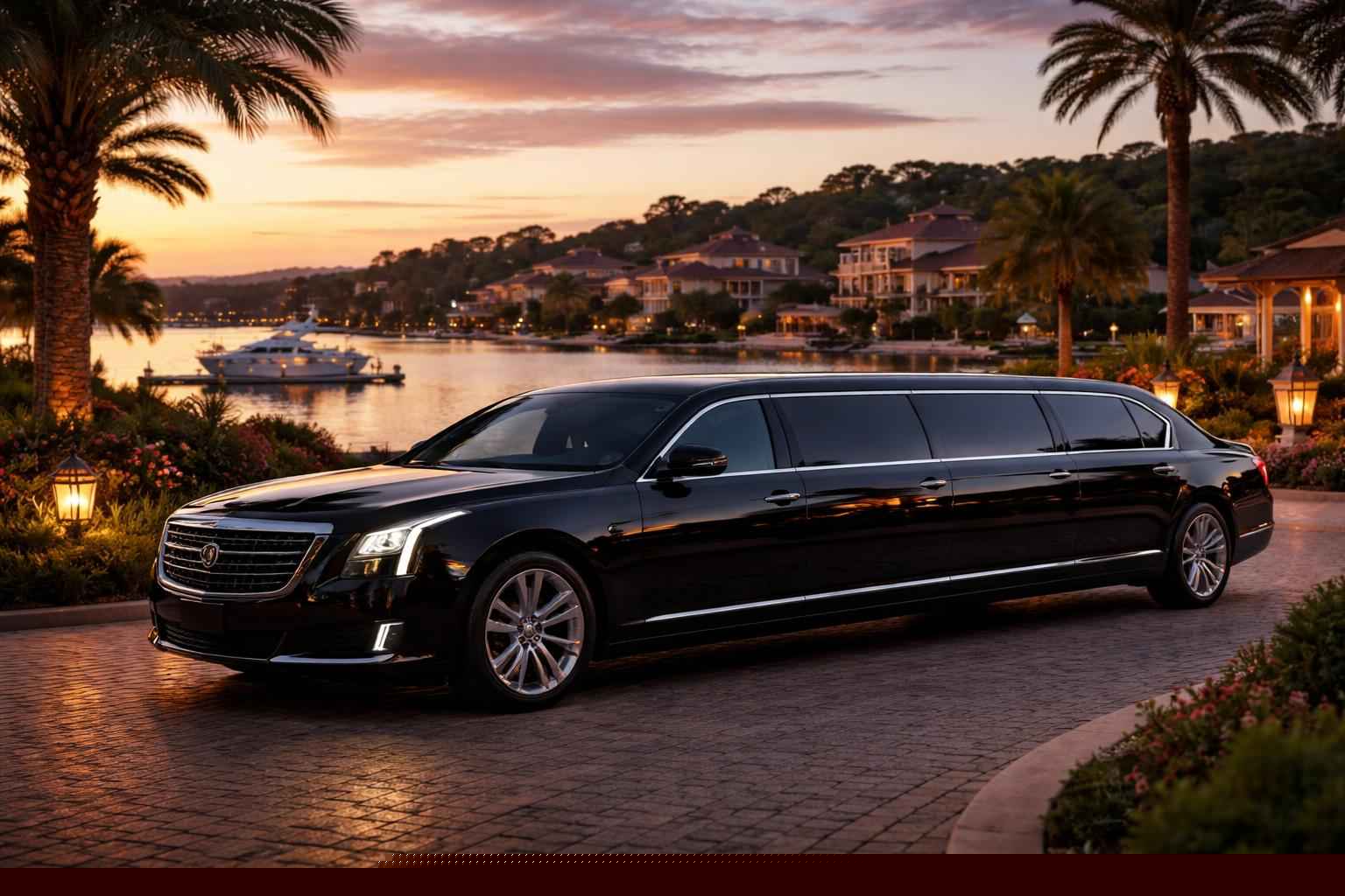 Black Limo Rental Services in Horseshoe Bay Texas