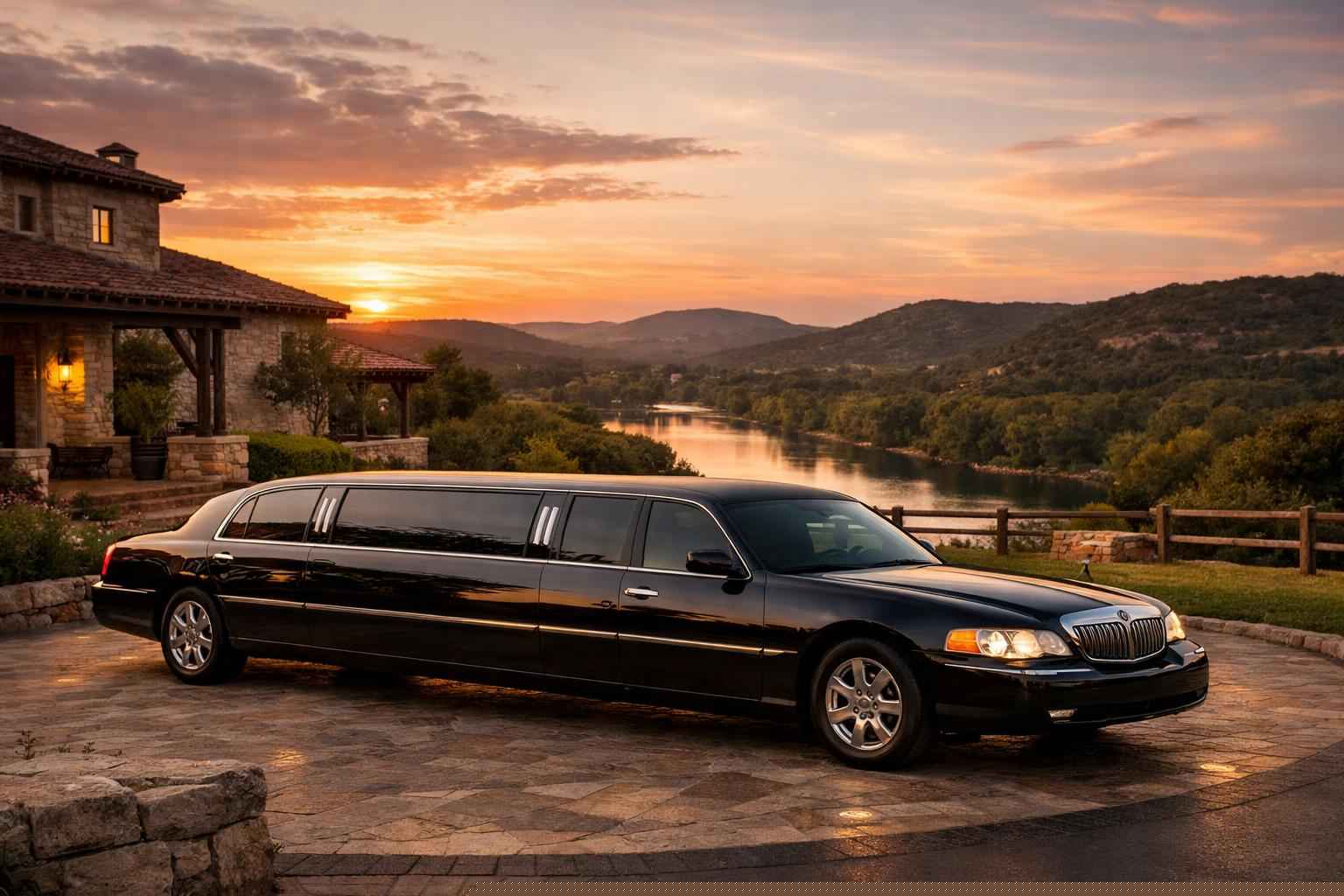 Black Limo Rental Services In Kerrville Texas