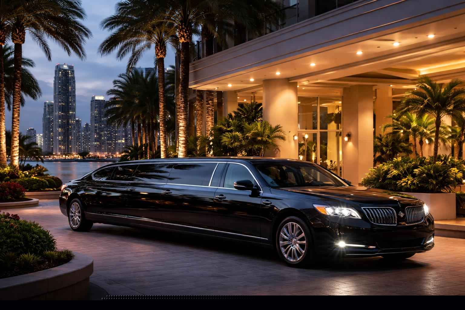 Black Limo Rental Services in Miami Florida