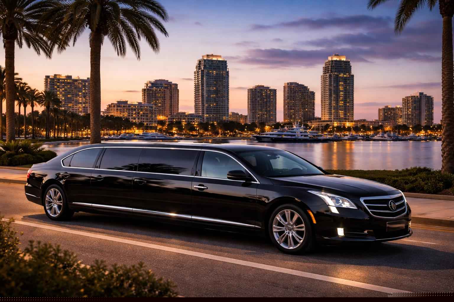 Black Limo Rental Services in St. Petersburg Florida