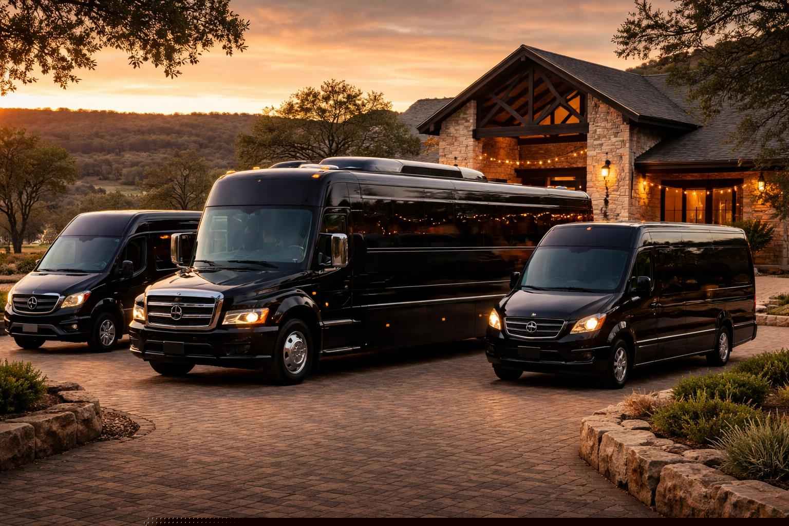 Black Party Buses For Boerne Events