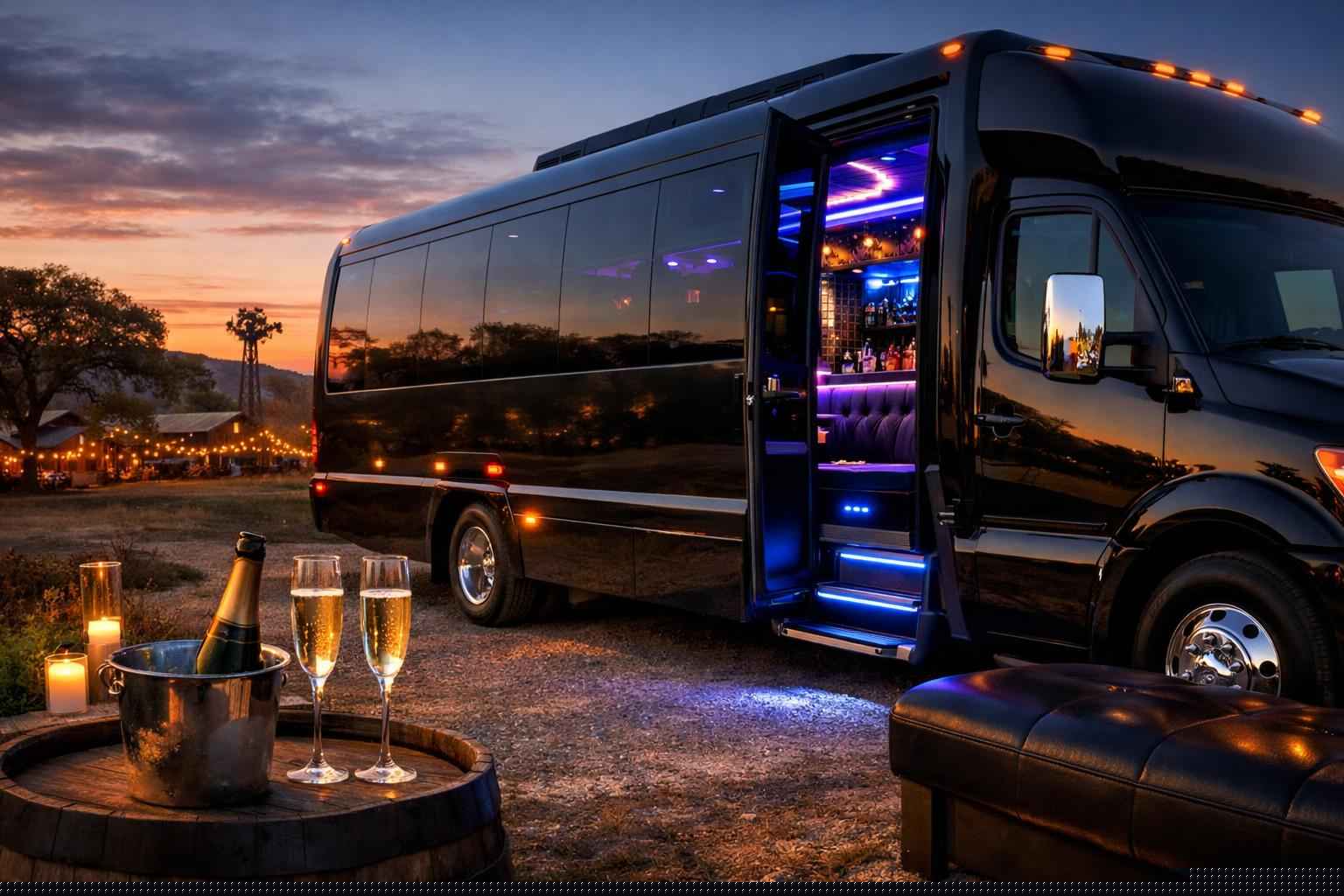 Luxury Party Bus Service In Boerne Texas
