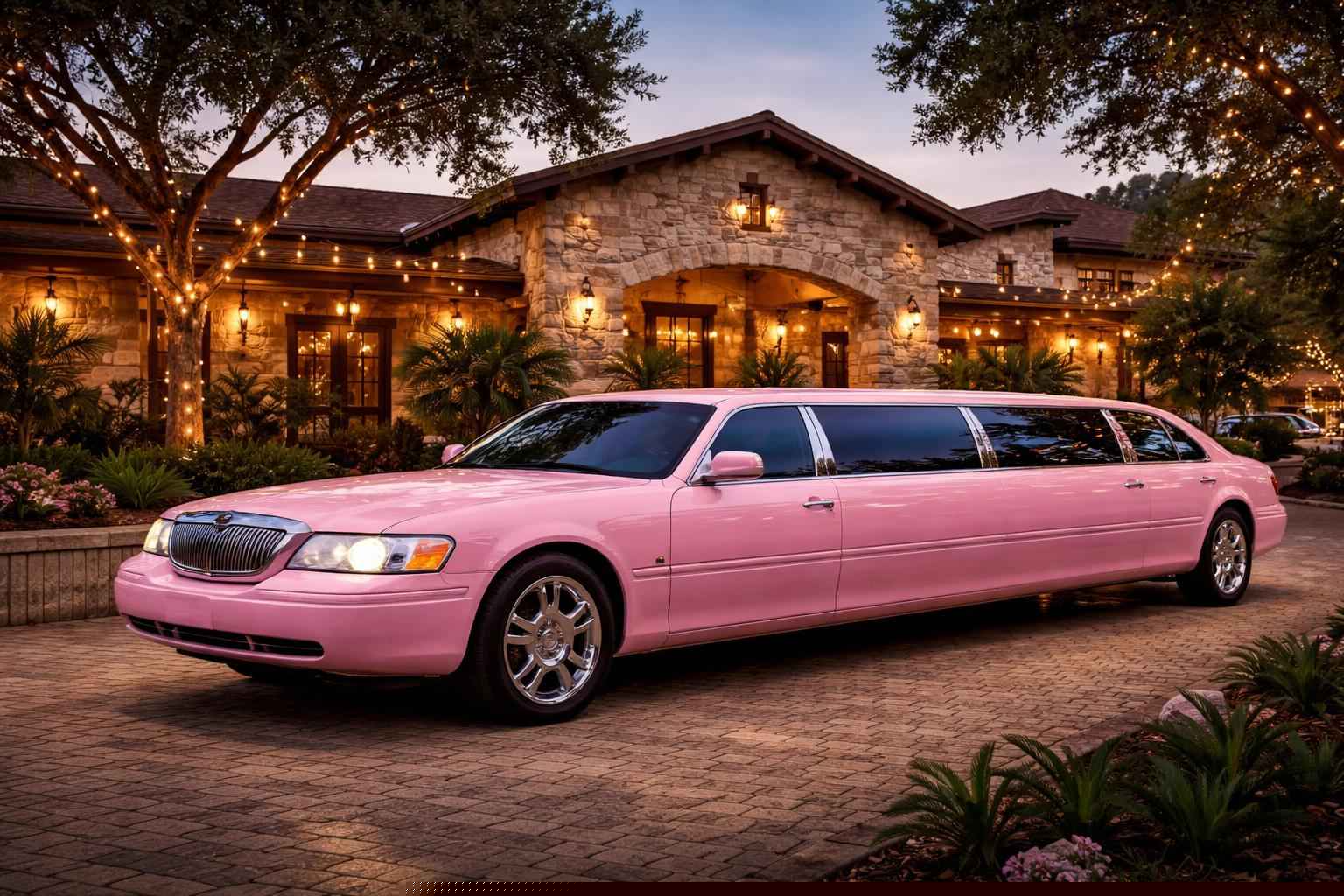 Luxury Pink Stretch Limos In Boerne Texas