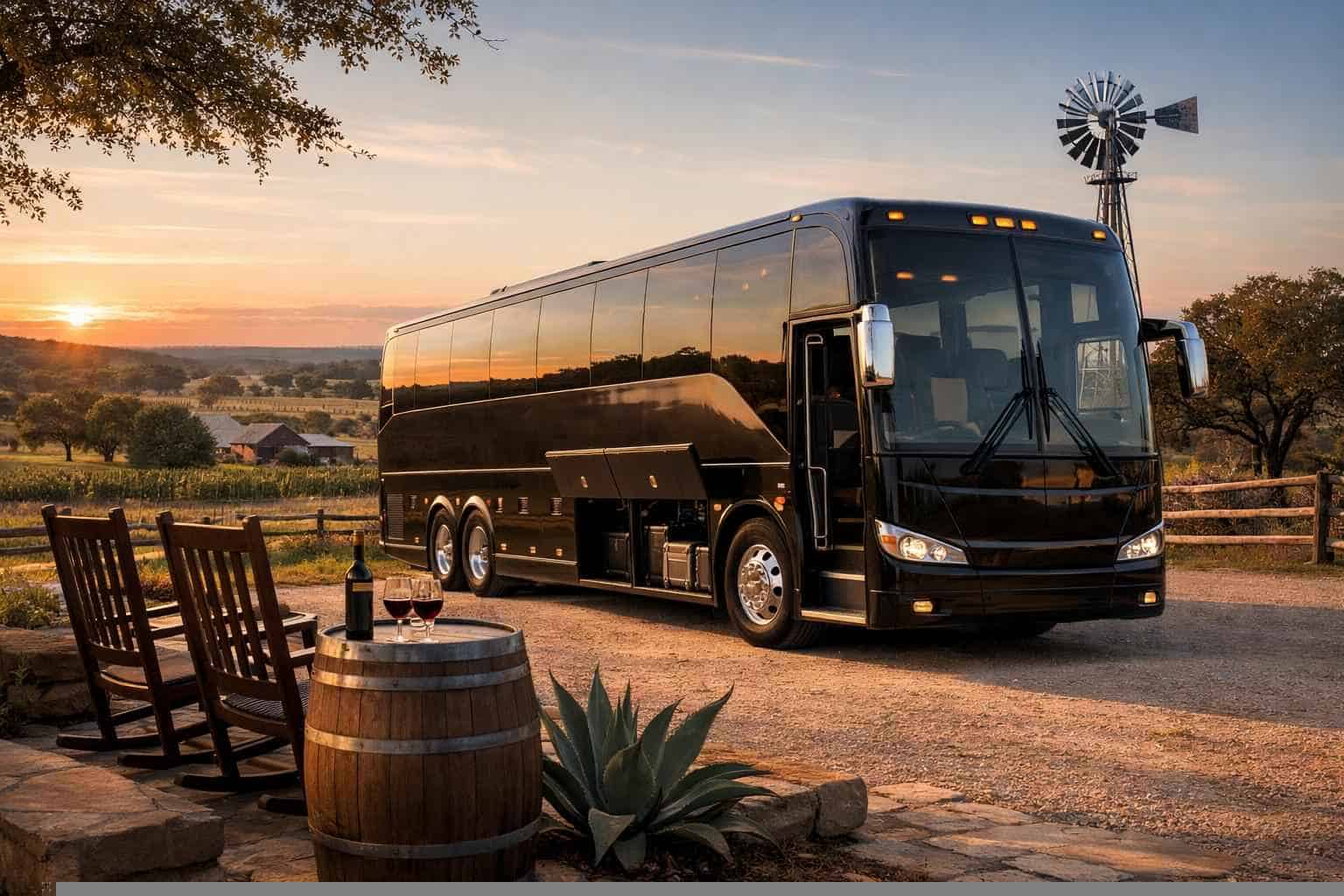 Bus Rental Services in Johnson City Texas