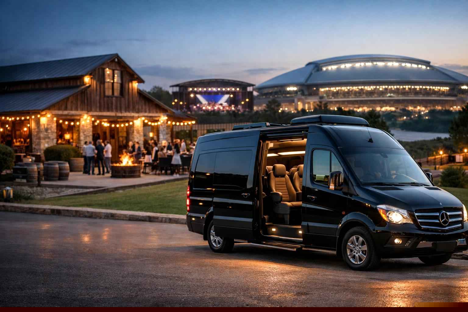 Can I Book Fredericksburg Texas Shuttles For Popular Venues And Stadiums?