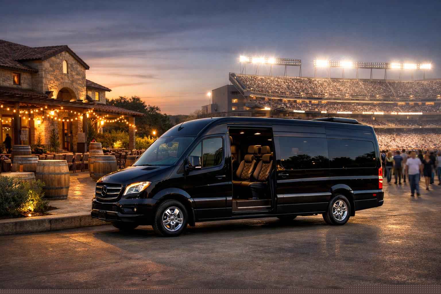Can I Book Fredericksburg Texas Shuttles for Popular Venues and Stadiums?