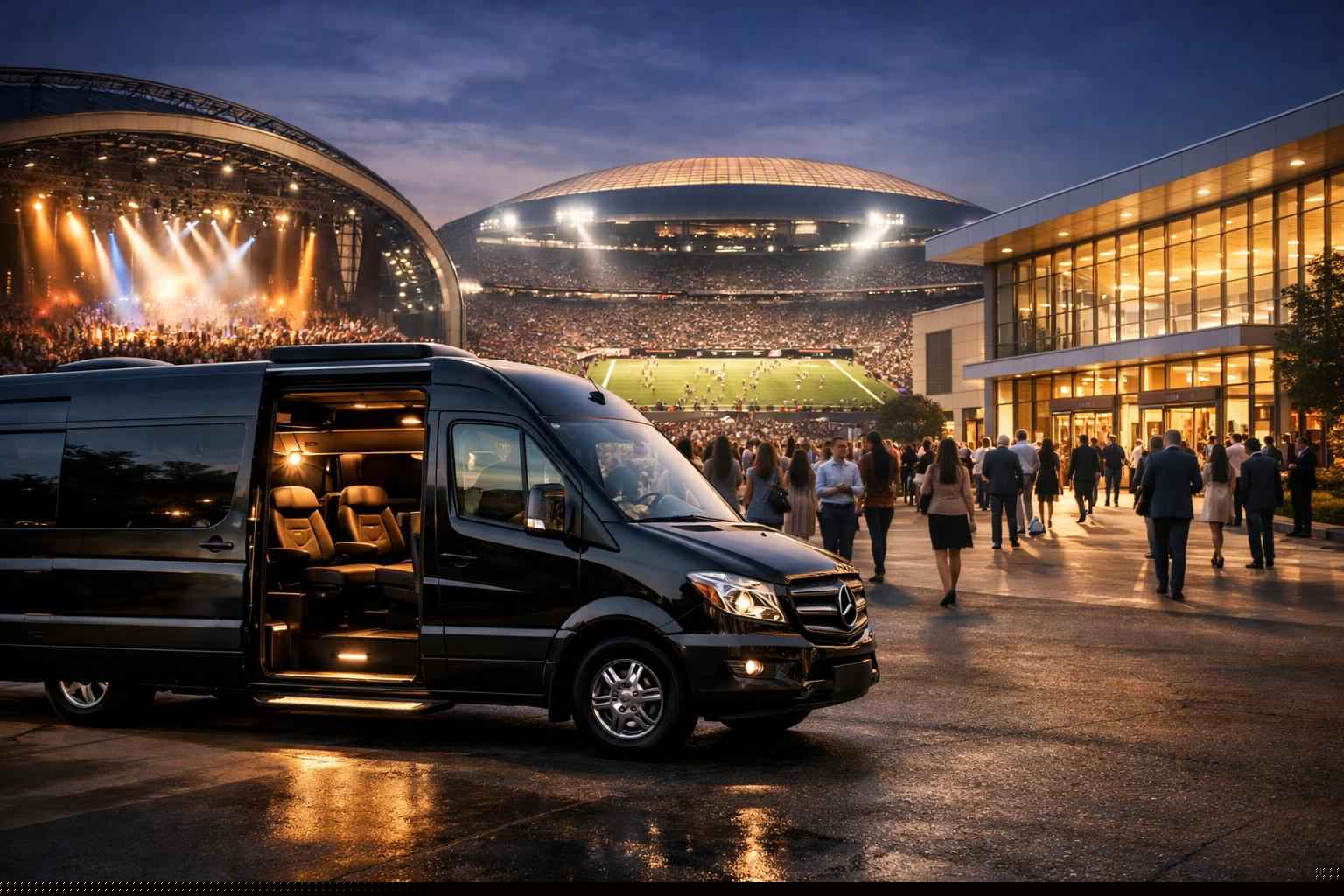 Can I Book Fredericksburg Texas Shuttles for Popular Venues and Stadiums Concerts Sports Conventions
