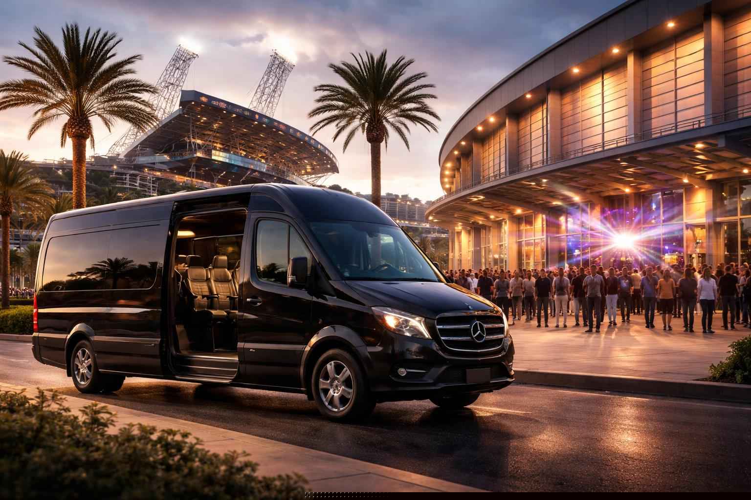 Can I book Jacksonville Florida shuttles for popular venues and stadiums?