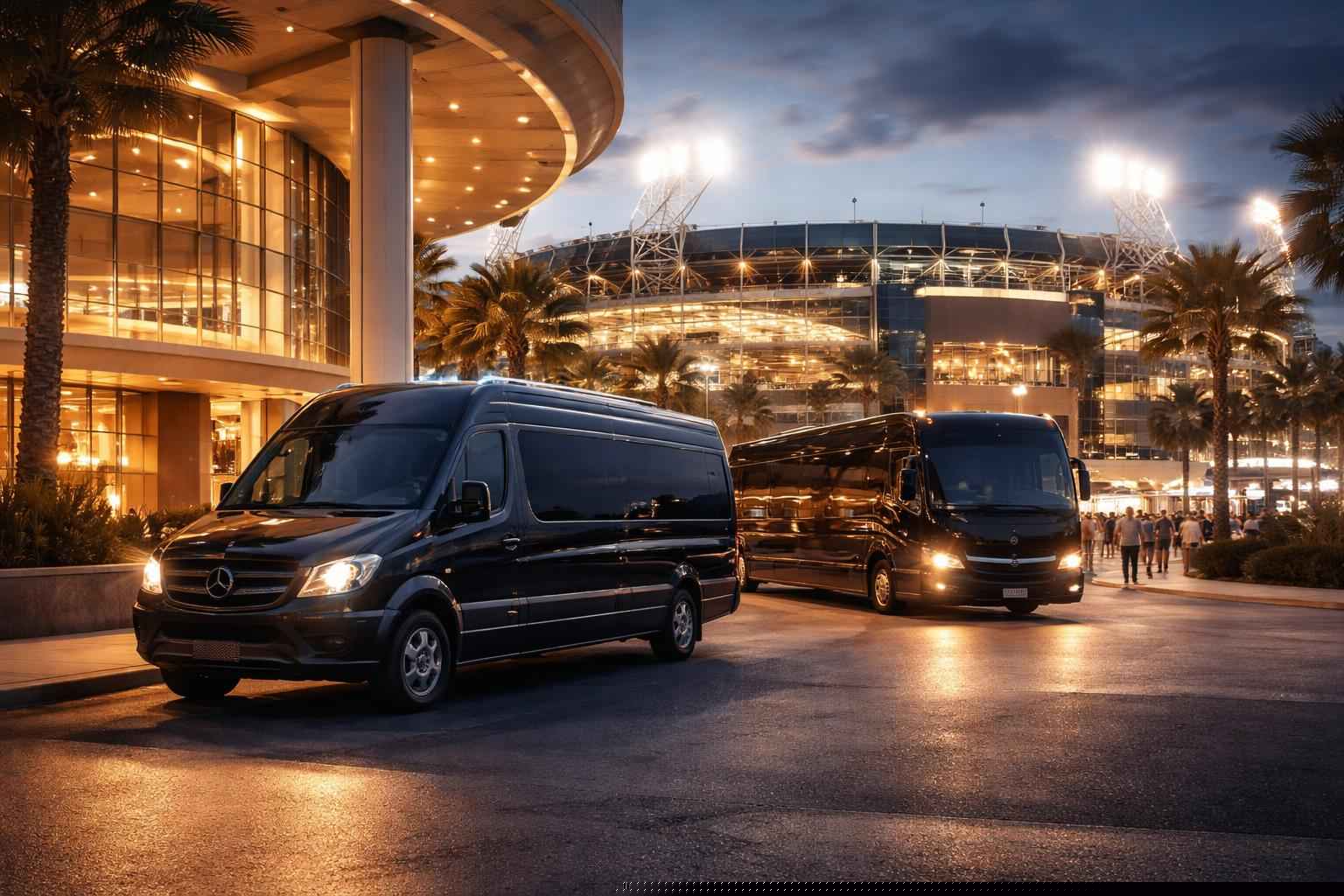 Can I book Jacksonville Florida shuttles for popular venues and stadiums?