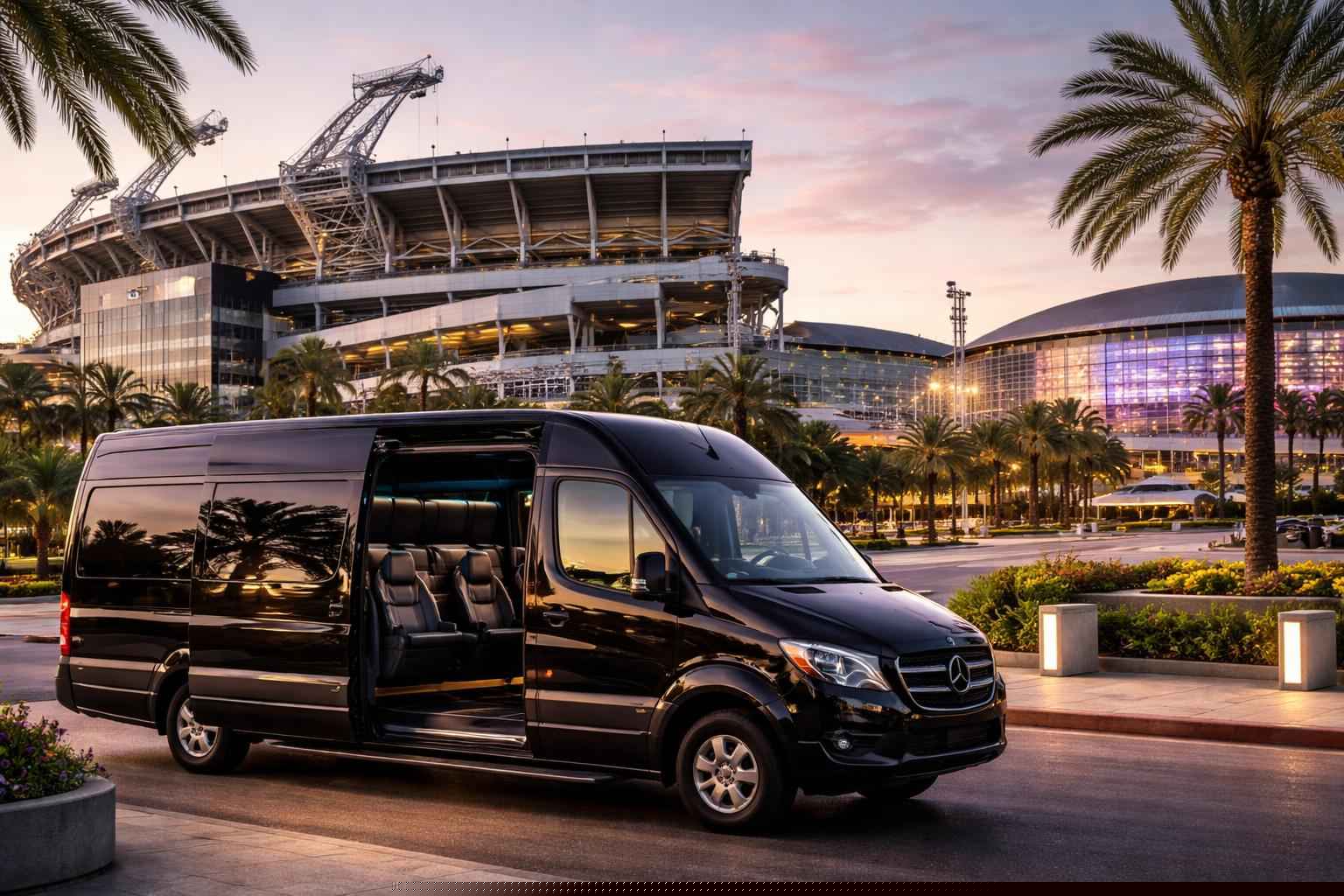Can I book Jacksonville Florida shuttles for popular venues and stadiums?