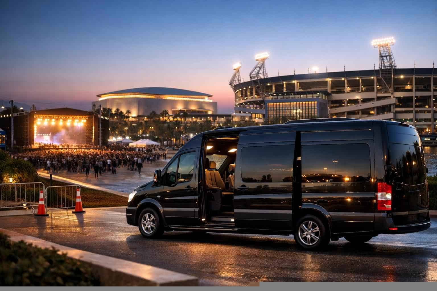 Can I book Jacksonville Florida shuttles for popular venues and stadiums?