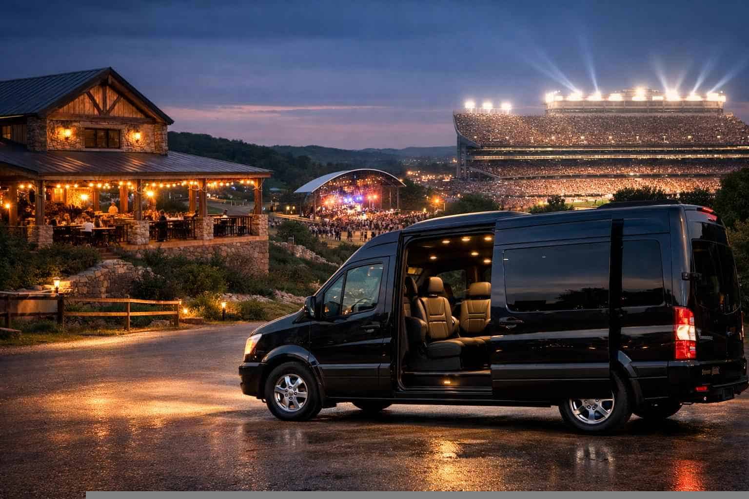 Can I Book Johnson City Texas Shuttles for Popular Venues and Stadiums?