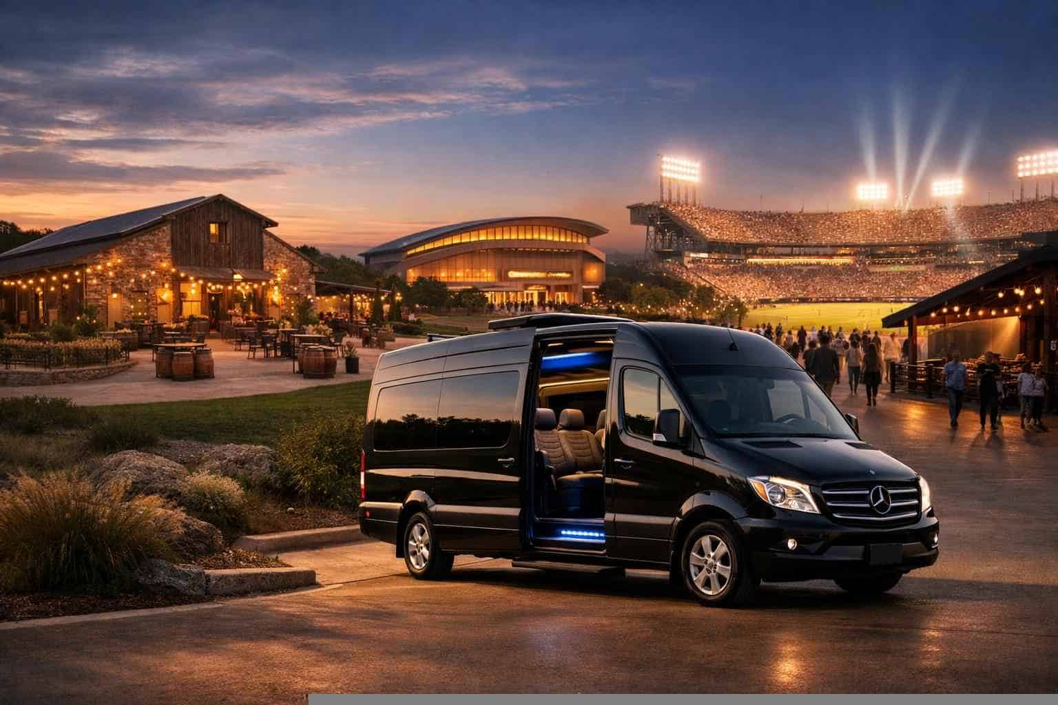 Can I Book Johnson City Texas Shuttles for Popular Venues and Stadiums?