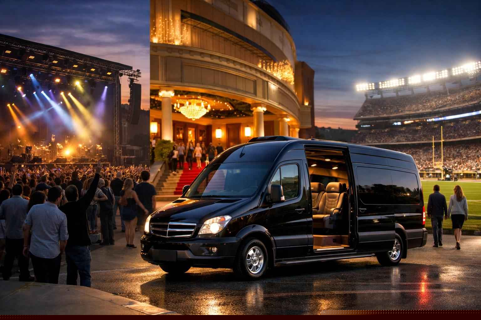 Can I Book Kerrville Texas Shuttles For Popular Venues And Stadiums?