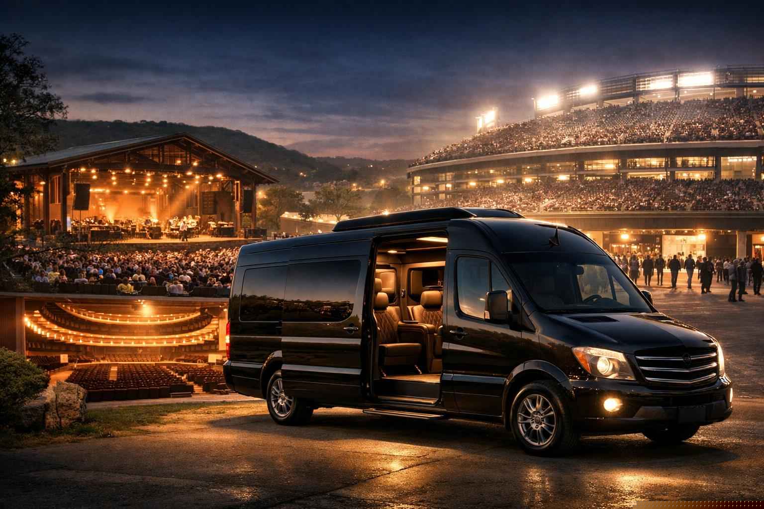 Can I Book Kerrville Texas Shuttles For Popular Venues And Stadiums