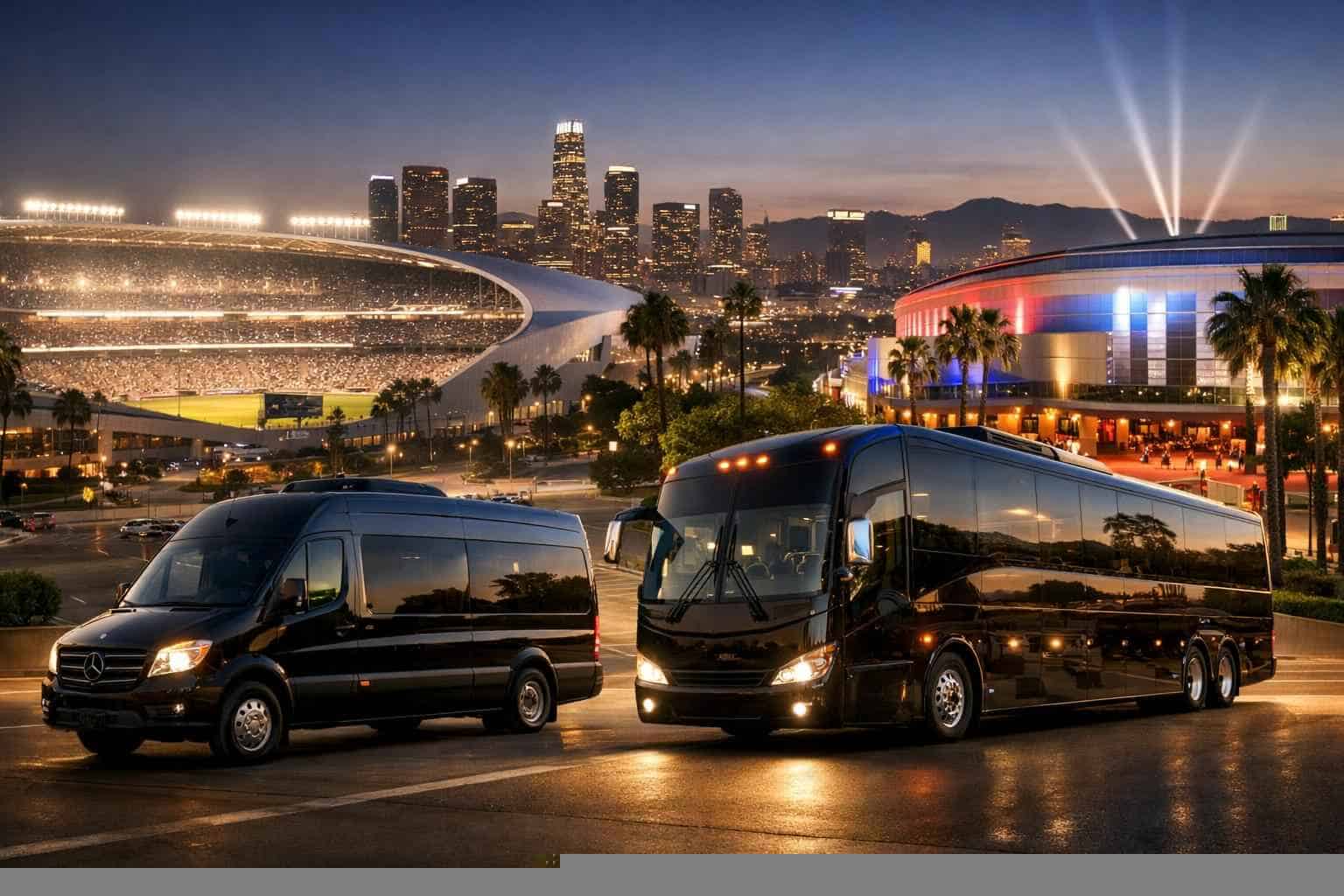 Can I Book Los Angeles California Shuttles For Popular Venues And Stadiums?
