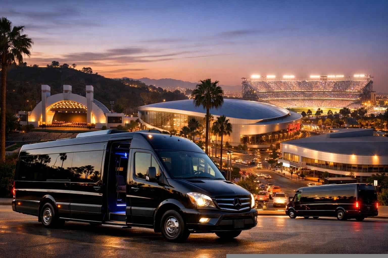 Can I Book Los Angeles California Shuttles For Popular Venues And Stadiums