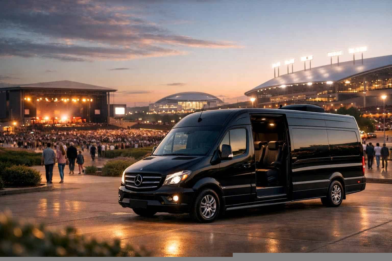 Can I book McKinney Texas shuttles for popular venues and stadiums?