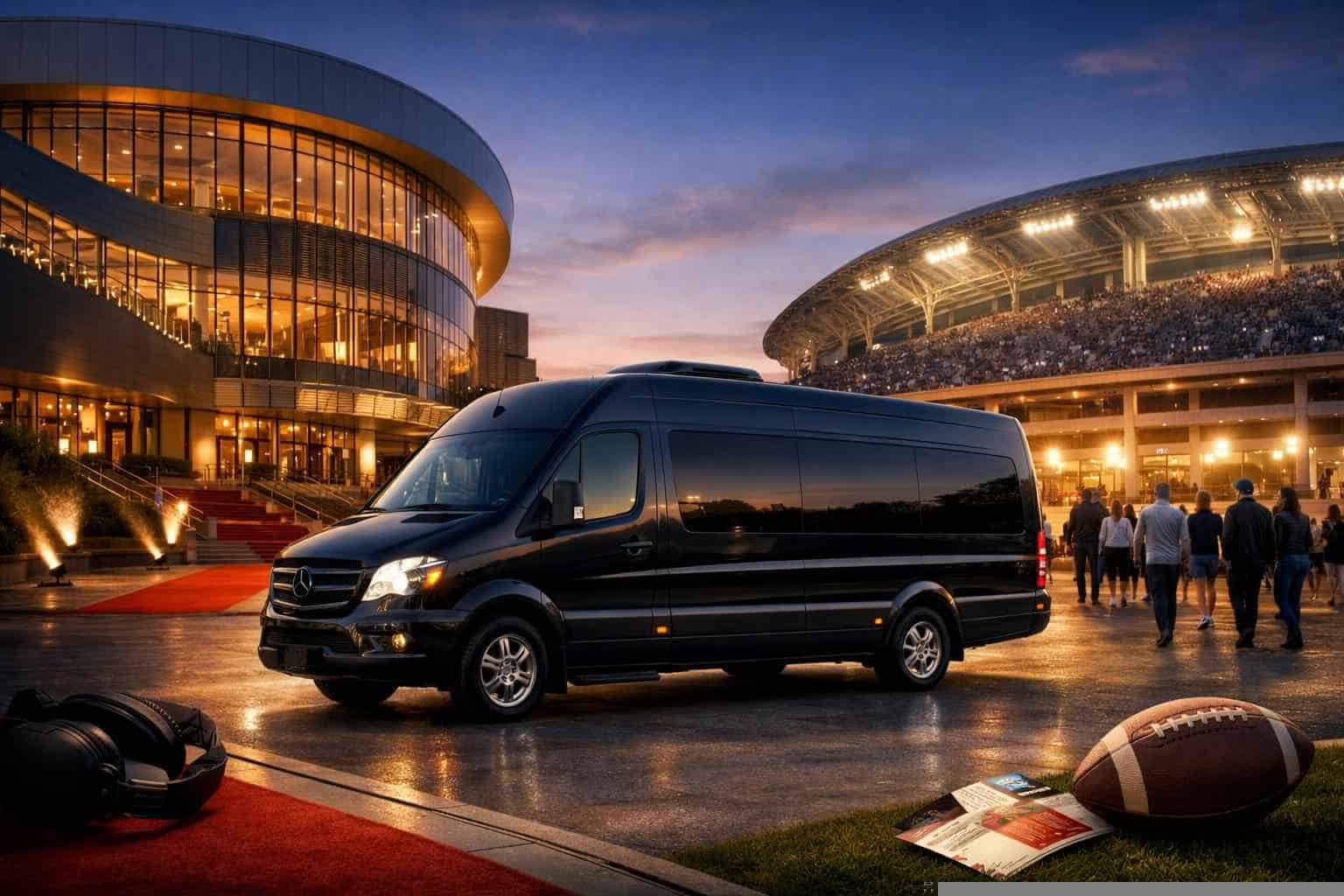 Can I book McKinney Texas shuttles for popular venues and stadiums?