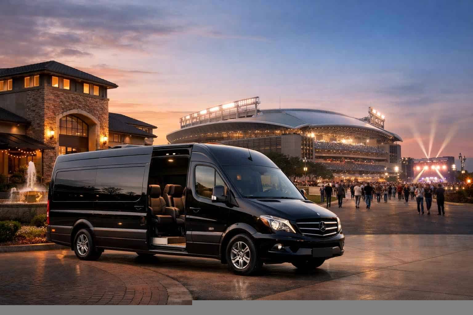 Can I Book McKinney Texas Shuttles For Popular Venues And Stadiums?
