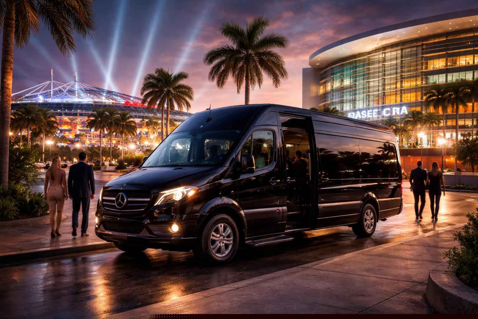 Can I book Miami Florida shuttles for popular venues and stadiums?
