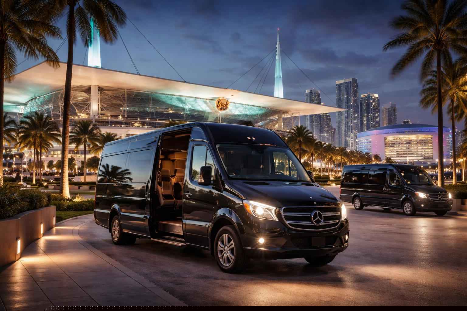 Can I book Miami Florida shuttles for popular venues and stadiums?