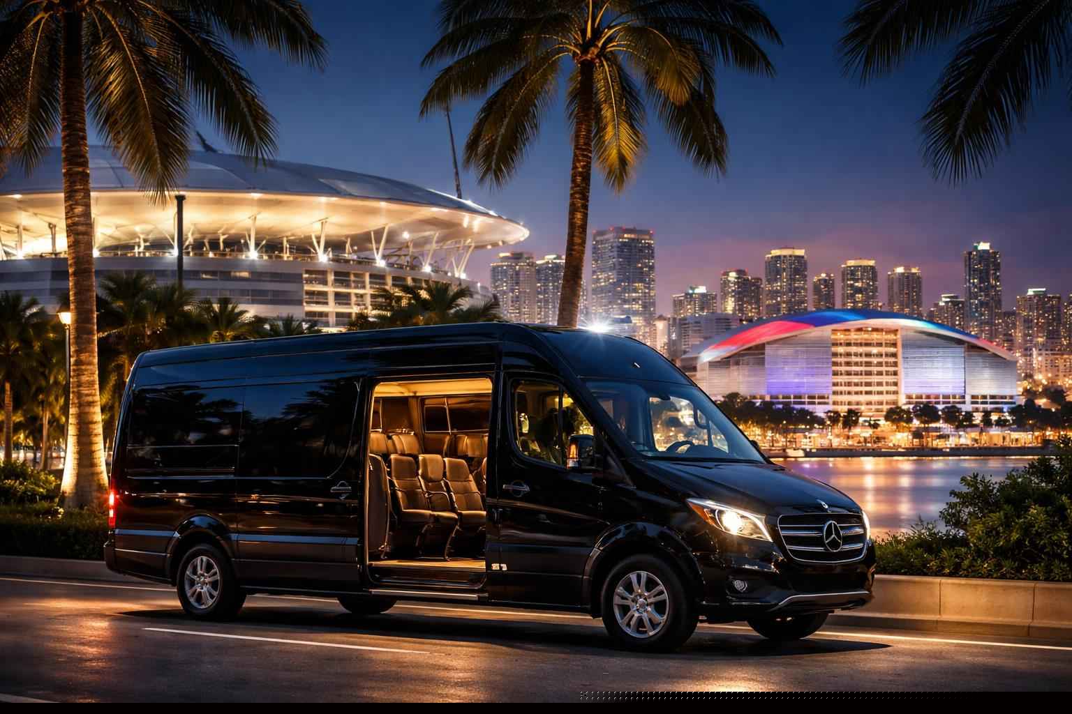 Can I book Miami Florida shuttles for popular venues and stadiums?