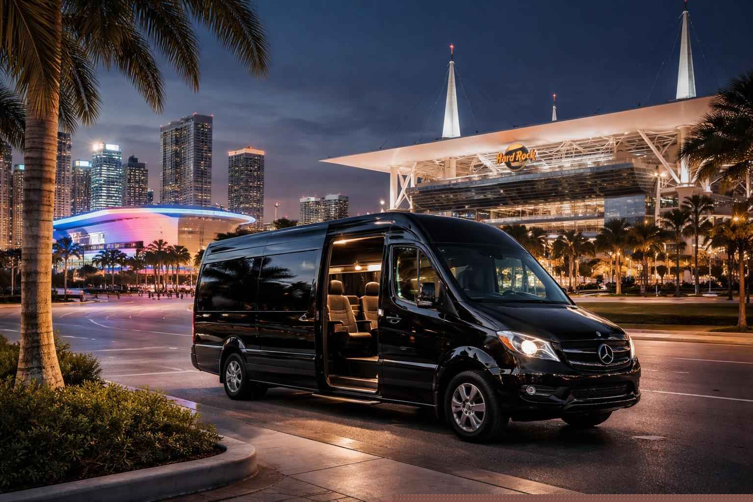 Can I book Miami Florida shuttles for popular venues and stadiums?