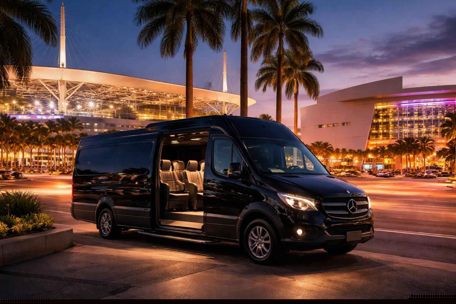 Can I book Miami Florida shuttles for popular venues and stadiums?