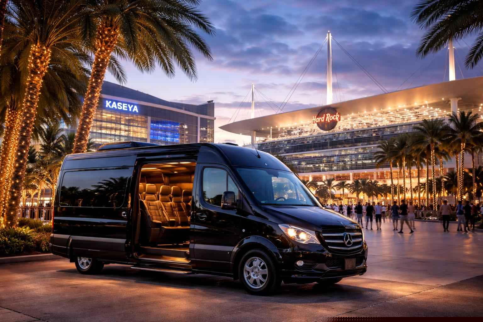 Can I book Miami Florida shuttles for popular venues and stadiums?