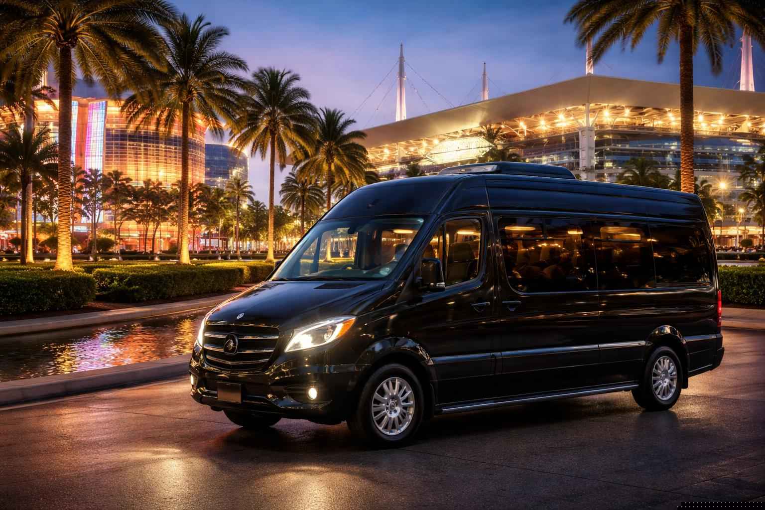 Can I book Miami Florida shuttles for popular venues and stadiums?