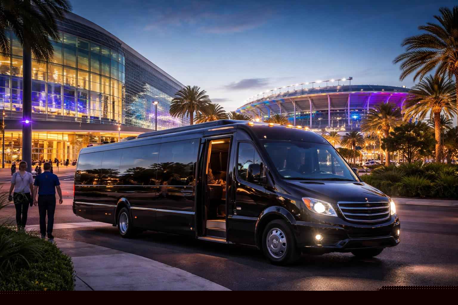 Can I book Orlando Florida shuttles for popular venues and stadiums?