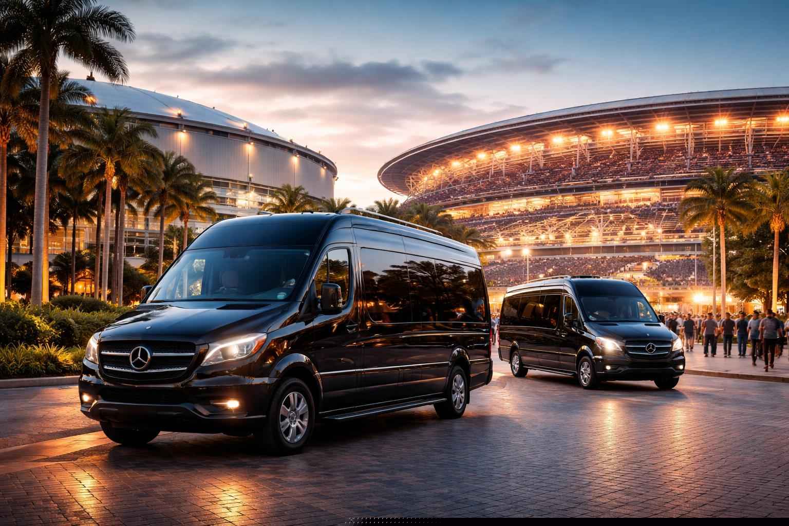 Can I book St. Petersburg Florida shuttles for popular venues and stadiums?
