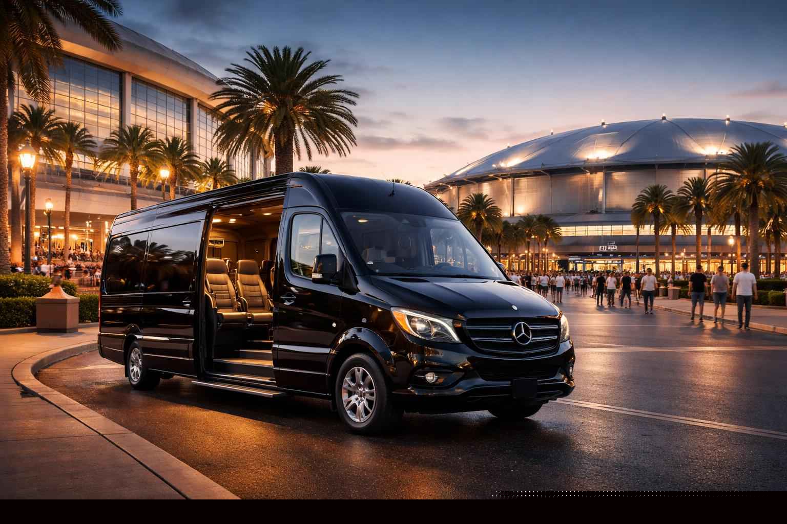 Can I book St. Petersburg Florida shuttles for popular venues and stadiums?